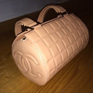 Chanel leather bag purse satchels- Chanel Pink